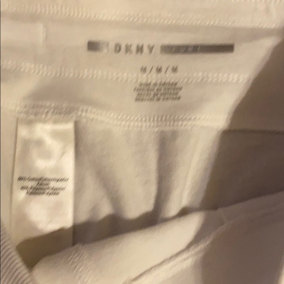 BNWT DKNY sport white sweat pants women size M - Picture 6 of 7